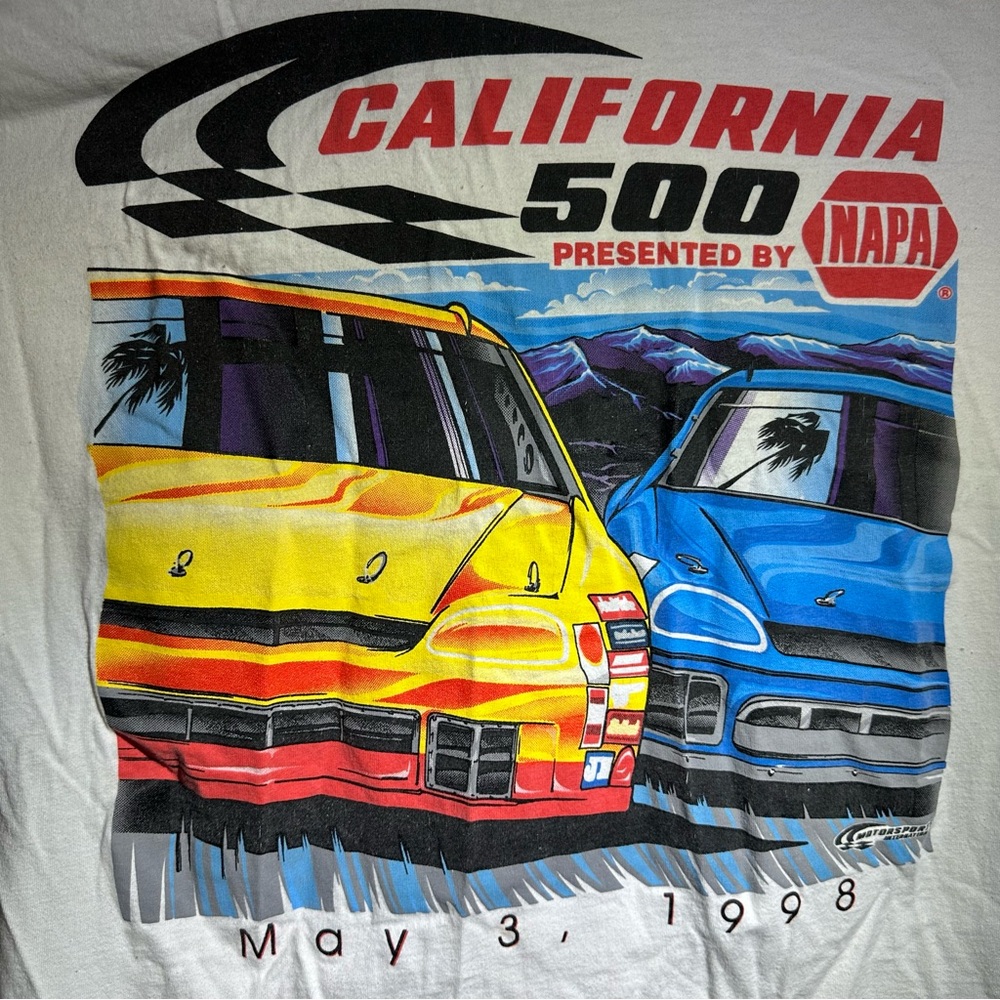 Vintage NASCAR California 500 Napa 50th Anniversary Race 1998